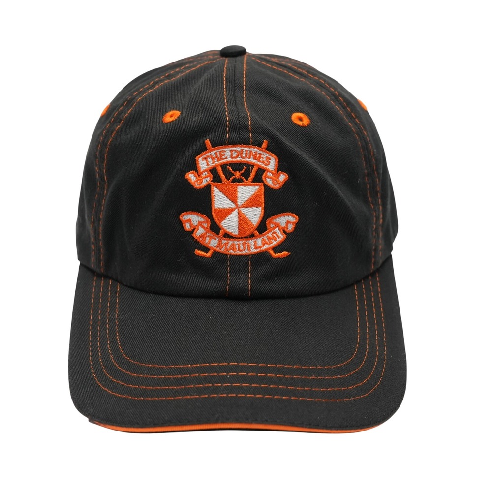 Imperial Baseball Cap Mens OSFA Black Orange The Dunes at Maui Lani Golf Hat